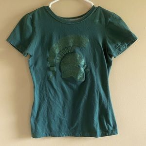 Michigan State Nike shirt.